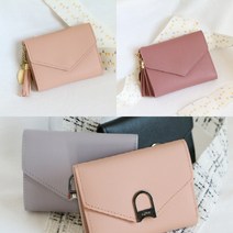 20대여자반지갑 5types 학생 여성 3단 카드 더걸링
