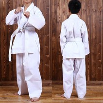 무도 무도복 무술 훈련을위한 벨트가있는 및 성인용 가라테 유니폼 경량 가라테 기 학생