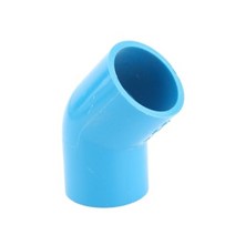 블루 202532mm pvc 파이프 피팅 스트레이트 엘보 티 크로스 커넥터 워터 파이프 어댑터 3 4 5 6 웨이 조인트, 내경 20mm, 45도 팔꿈치