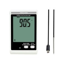 YOWEXA / 외장 온도 기록계 / 외장형 센서 / DWL-10E-K / 데이터분석가능 / 소리 시각 알람 / 액체 시료 온도측정 / 친절상담 / A/S보증