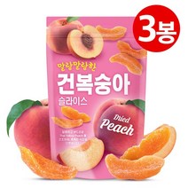 [하루견과] 복숭아함량90% 건복숭아 슬라이스 110g x 3봉, 없음