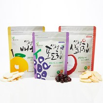 자연트리 동결건조 과일칩 세트 사과칩 포도칩 배칩, 사과칩+포도칩+배칩