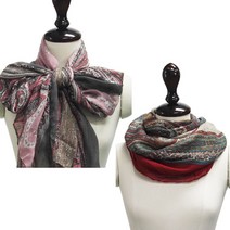 ◀주식회사지오▶B115 홀리 스카프 여성 예쁜 패션목도리 다용도 프린트 롱스카프 여자 선물용◀주식회사지오▶