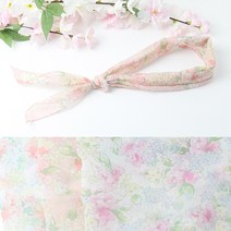 비바제인 SE_미니봄꽃 삼각스카프 인견소재