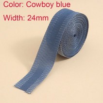 125M 철제 바지 가장자리 단축 자기 접착 과거 헴 테이프 패브릭 정장 청바지 DIY 재봉틀, 5meters, CowboyBlue