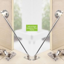 문틀 문짝 창틀 경첩 꺽쇠 Pcs Furniture Hardware Lid Support Hinges Stay Soft Down Cabinet Door Kit n Cupboard, 단일옵션