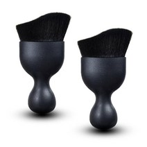 Ajxn 자동차 내부 클리닝 소프트 브러시 2개 자동 디테일 대시보드용 대시 먼지떨이 또는 외부 공기 구 대시보드 엔진 청소에 적용 가능 옐로우 USA 미국, 2 PCS, Black