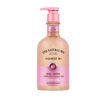 온더바디 벨먼 내추럴 스파 스크럽 바디클렌져 블랙로즈&사해소금, 600ml, 1개