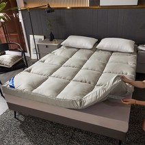 고급호텔 침대토퍼 소프트 매트리스, 1.8x2.2m 침대, 호텔쿠션/그레이 10cm 두께