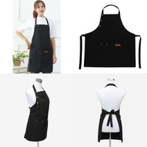 마트498 캔버스 앞치마 블랙 애완견미용 미술도구 강아지목욕용품 주방집기 화방용품 주방소품 홍보물 주방도구