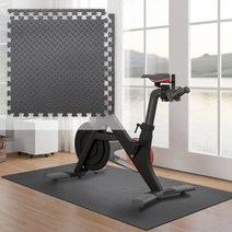 소리안나 소프트 홈짐 헬스매트 60cm 6장1세트 홈트/홈트레이닝/실내자전거/런닝머신/안마의자/충격방지매트, 홈짐60cm 블랙