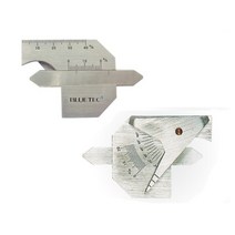 용접게이지 BDWG-1 눈금 40mm 각장게이지 용접플럭스 두께측정, 1개