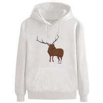 단체티제작 키밍 사슴 후드티 뒷태짤 여자 남자 동물티 맨투맨 회원티셔츠 가을 옷선물 커플 행사티셔츠