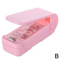 사무 책상 정리식품 포장 밀봉 기계 주방 보관 정리 배터리 미니 실러 가제트 플라스틱 열, 02 Pink