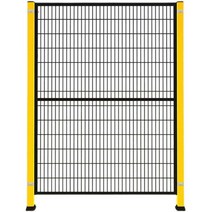 메쉬휀스 담장 펜스 게이트 출입문 이동형 가림막, 1.82m 나란히 문