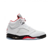 나이키 조던 정품 5 레트로 파이어 레드 실버 텅 2020 Jordan 5 Retro Fire Red Silver Tongue 2020