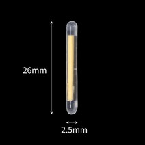 집어등 야간 낚시 플로트로드 조명 S L 라이트 다크 글로우 스틱 50100PCS 유용한 형광등 액세서리 2245mm, 02 2.5mm_02 100 PCS