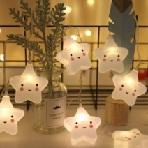 브리스크스타일 에타홈 브리스크스타일 감성 무드등 별 가랜드 조명, 단품 단일옵션