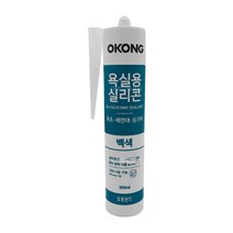 오공 욕실용 실리콘 화이트계열 300ml, 1개