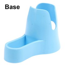 고양이음수대 강아지 급식기 펫 분수 hamster water bottle small pet 자동 마시는 병 food container base hang water feeding, 블루 베이스