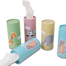 에버센스 동물 캐릭터 휴대용 캔티슈 4종 8개 (1세트), 쿠팡15 본상품선택