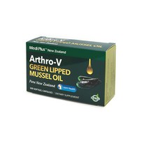 MediPlus 메디플러스 뉴질랜드 초록홍합 Arthro-V 비타민E 올리브오일 함유 100캡슐, 1세트