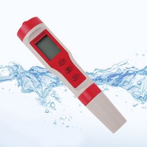 수질 농도 테스터기 PH/TDS/EC/온도 측정기 측정검사 테스트 수영장 스파 수족관, 측정공구 ID_944