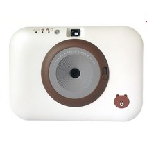 LG포켓포토 스냅사진 카메라 블루 핑크 곰 PC389, PC389 브라운베어 (인화지 36장 발송)