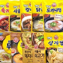 [조 은 마 켓] 다 양 한 국 물 요 리 에 간 편 하 게 !! 오 뚜 기 갈 비 탕 돼 지 국 밥 미 역 국 무 국 닭 곰 탕 콩 비 지 찌개 삼계탕 도가니탕 육개장, 10개, 오뚜기 옛날 사골곰탕350g
