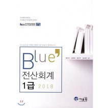 BLUE 전산회계1급(2018):Ncs 국가직무능력표준 기준안 적용, 어울림