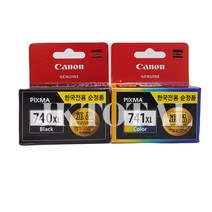 캐논 정품 잉크세트 PG-740XL + CL-741XL, 1세트, 검정+컬러