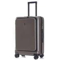 20인치 24인치 전면 덮개 비즈니스 지퍼박스 트렁크 탑승 캐리어 측면 개구부