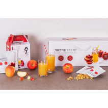 애플한아름 기프트세트(영주 사과즙 주스+사과말랭이)