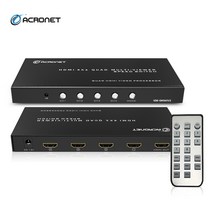 아크로넷 HDMI 멀티뷰어 화면분할기 4:1 4포트 심리스 VDK-SW041V2