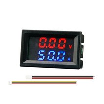 유속계 디지털 볼트 앰프 전압계 전력 테스터 마이크로 조정 듀얼 LED 생산자, 02 50A