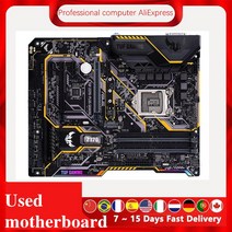 Z370 플러스 Asus TUF Z370-PLUS 게임 원래 사용 데스크탑 인텔 Z370M DDR4 마더 보드 LGA 1151 USB3.0 SATA3