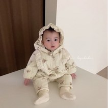 디작소 여아 남아 아동 겨울 패딩 우주복 하이바이베베 엠마
