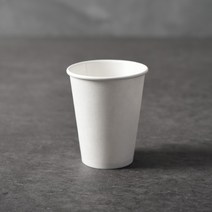 8온스 (250ml) 무지 종이컵 1000개 테이크아웃종이컵 카페컵