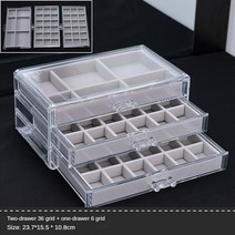아크릴진열장 신발 피규어 진열장 진열대 아크릴 보석 상자 맞춤형 귀걸이 목걸이 반지 보관 길 잃은 아이 여성 디스플레이 스탠드, [03] Style 3