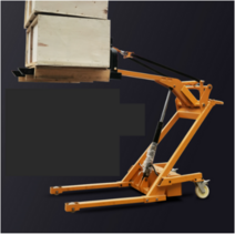 수동지게차 포크리프트 스태커 파레트 트럭 상차500kg, 지게차  후크  오일 배럴 삼용 모델
