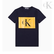 캘빈클라인 CK 로고 프린팅 반팔티_네이비 Calvin Klein Jeans slimfit J307554-402