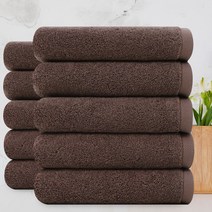 코튼리빙 무형광 코마사 호텔수건 200g, 10개, 200G 브라운