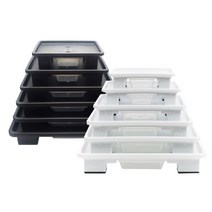 마이플랜트 고정식 정사각 화분받침대, 화이트