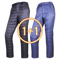 1+1 파북 남성 겨울 기모 솜바지 작업복 등산복 일상복 데일리바지