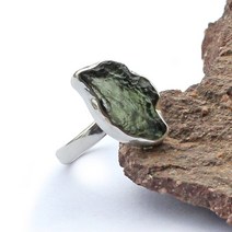 몰다바이트 행운석 보석 반지 (15호) HSR-221503