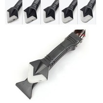 깔끔 3in1 실리콘 스크래퍼 세트 (마감 교체헤드 5개) 타일 줄눈 실리콘제거기 다용도헤라, 스크래퍼세트(+교체헤드5개), 5개