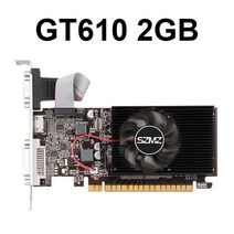 SZMZ GT 610 비디오 카드 NVIDIA GeForce 로우 프로파일 ddr3 그래픽 1GB, 02 GT610 2GB