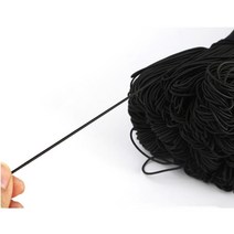 밴드쏘 각도 절단기 목공기계 123456mm 화이트블랙 강한 탄성 로프 고무 밴드 바느질 의류 공예 용품 diy 바느질 액세서리에 대 한 탄성 밴드, 검은색, 직경 1mm, 5미터