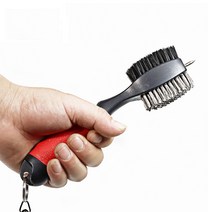 가재울산업 NEW 3in1 골프 클럽 헤드 브러쉬 (색상랜덤) 세척기 채세척솔 양면 5697-5609756ea, gajae6526 본상품선택