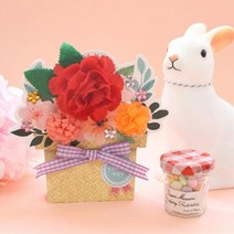 도토리디자인 어버이날 꽃바구니카드5set 학습만들기재료